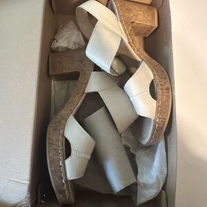 Rieker Women's Cream Sandals Euro 37 US 6
